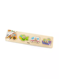 Fa fogantyús formaberakó puzzle Viga Szállítás