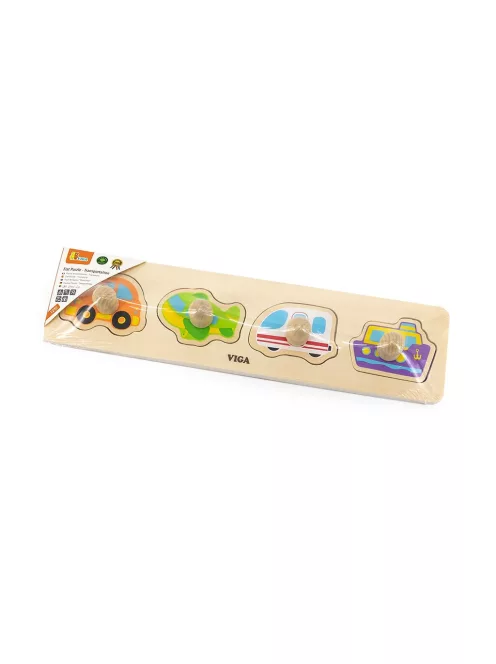 Fa fogantyús formaberakó puzzle Viga Szállítás