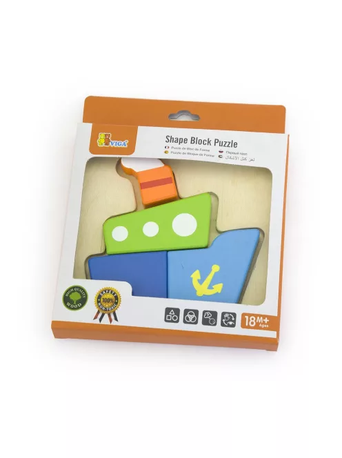 Fa képes kirakó puzzle Viga hajó