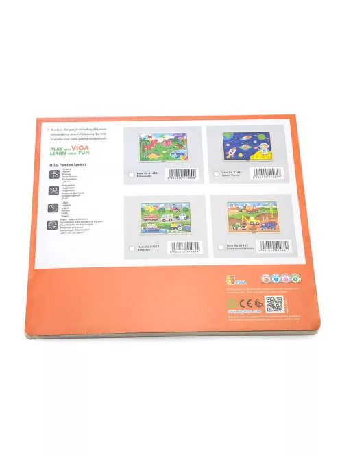 Gyermek fa puzzle Viga Dino