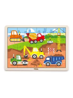 Gyermek fa puzzle Viga építés