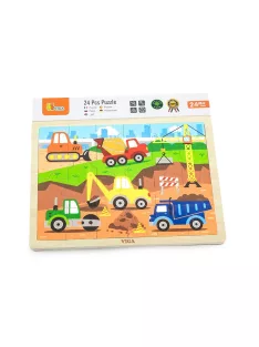 Gyermek fa puzzle Viga építés