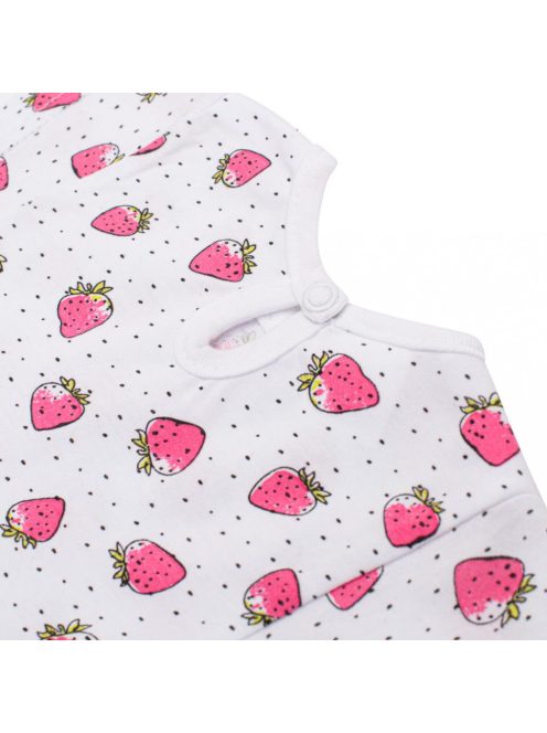 Baba nyári ruha fejpánttal New Baby Strawbery