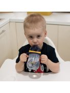 Varázslatos itatópohár szívószállal Akuku 280 ml sárga