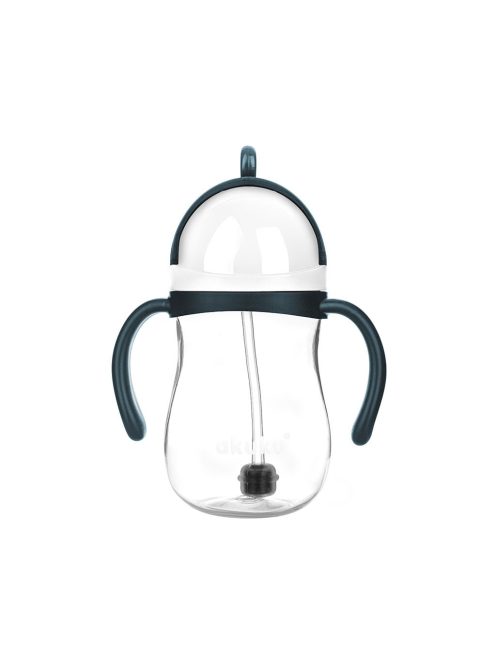 Varázslatos itatópohár szívószállal Akuku 280 ml fehér