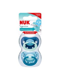 Baba cumi  NUK Signature 6-18h 2 db fiú