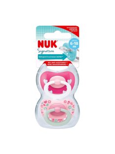 Baba cumi  NUK Signature 6-18h 2 db lány