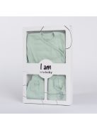 3-részes baba együttes újszülötteknek New Baby I AM menta