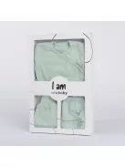3-részes baba együttes újszülötteknek New Baby I AM menta