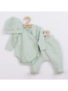 3-részes baba együttes újszülötteknek New Baby I AM menta