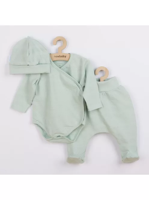 3-részes baba együttes újszülötteknek New Baby I AM menta