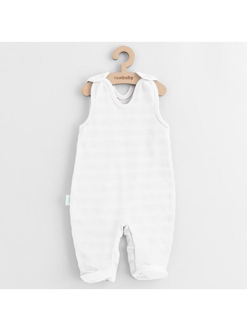 7-részes baba együttes újszülötteknek New Baby I AM fehér