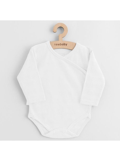7-részes baba együttes újszülötteknek New Baby I AM fehér