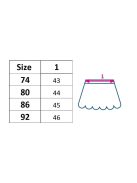 2 részes kislányos együttes New Baby Cool Girls fehér