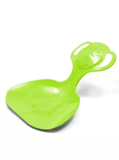   Gyerek műanyag hócsúszka popsi szánkó Baby Mix COMFORT LINE M zöld