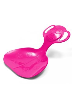   Gyerek műanyag hócsúszka popsi szánkó Baby Mix COMFORT LINE M rózsaszín