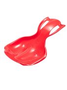 Gyerek műanyag hócsúszka popsi szánkó Baby Mix COMFORT LINE XL piros