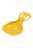 Gyerek műanyag hócsúszka popsi szánkó Baby Mix COMFORT LINE XL sárga
