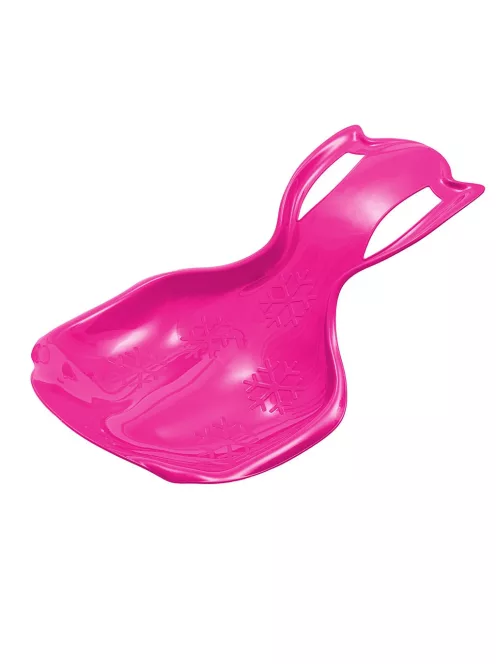 Gyerek műanyag hócsúszka popsi szánkó Baby Mix COMFORT LINE XL rózsaszín