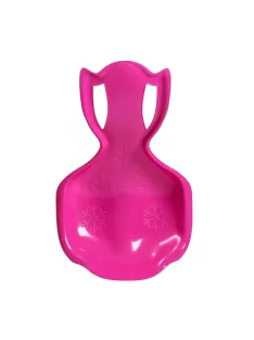   Gyerek műanyag hócsúszka popsi szánkó Baby Mix COMFORT LINE XL rózsaszín