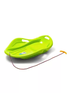   Gyerek hócsúszka popsi szánkó Kagyló Baby Mix PREMIUM KOMFORT 80 cm zöld