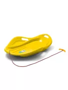 Gyerek hócsúszka popsi szánkó Kagyló Baby Mix PREMIUM KOMFORT 80 cm sárga