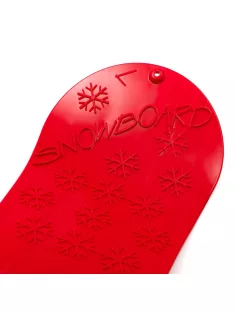 Gyermek hócsúszka Baby Mix SNOWBOARD 72 cm piros