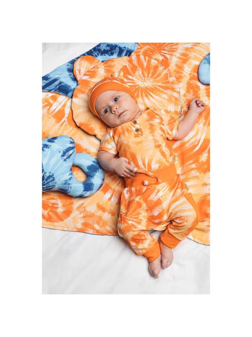 Baba pamut melegítő nadrág Nicol Tomi narancssárga