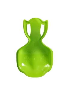  Gyerek műanyag hócsúszka popsi szánkó Baby Mix COMFORT LINE XL zöld