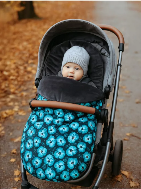 Gyermek lábzsák New Baby kék