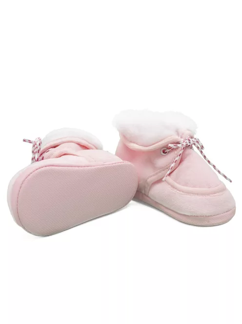 Baba téli tornacipő New Baby rózsaszín 3-6 h
