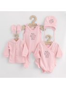 5-részes baba együttes újszülötteknek New Baby Classic rózsaszín