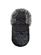 Luxus lábzsák szőrmével New Baby fekete