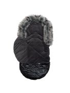 Luxus lábzsák szőrmével New Baby fekete