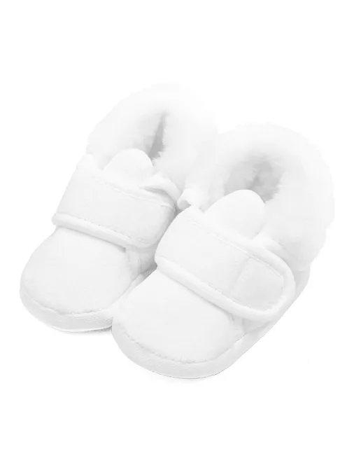 Baba téli velúr cipő a kereszteléshez New Baby 0-3 h fiú