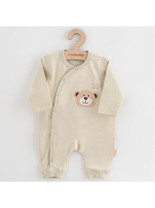 4 részes baba ajándékszett BIO pamut New Baby bézs