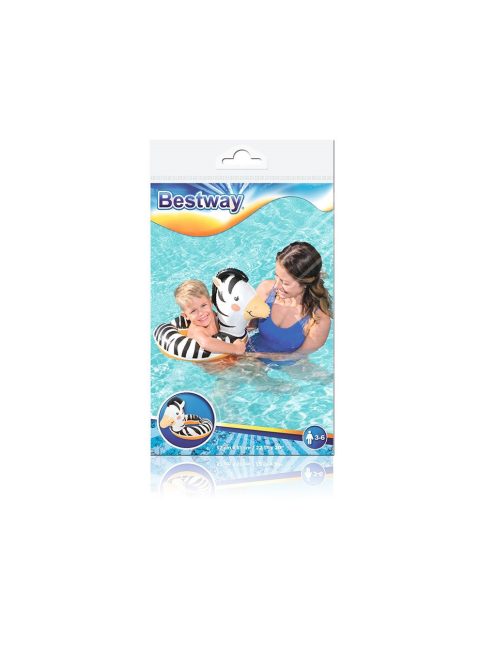 Gyermek felfújható úszógumi Bestway 45x51cm Zebra
