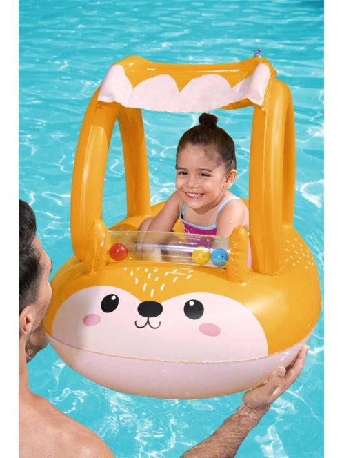 Gyermek felfújható tetővel Bestway Róka 94x66 cm