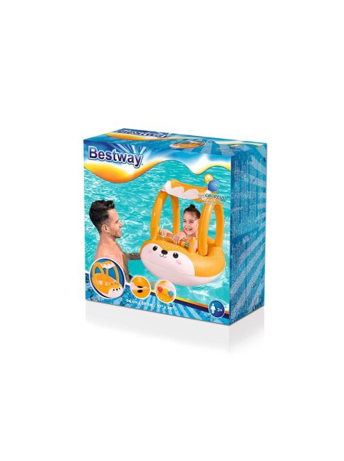 Gyermek felfújható tetővel Bestway Róka 94x66 cm