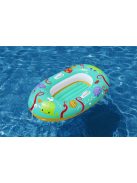 Gyermek felfújható tetővel Bestway Halacskák 119x79 cm