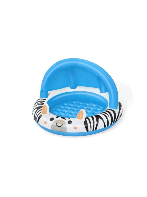Gyermek felfújhatós medence tetővel Bestway Zebra 97cm x 66cm