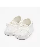 Baba csipke balettcipők New Baby bézs 12-18 h