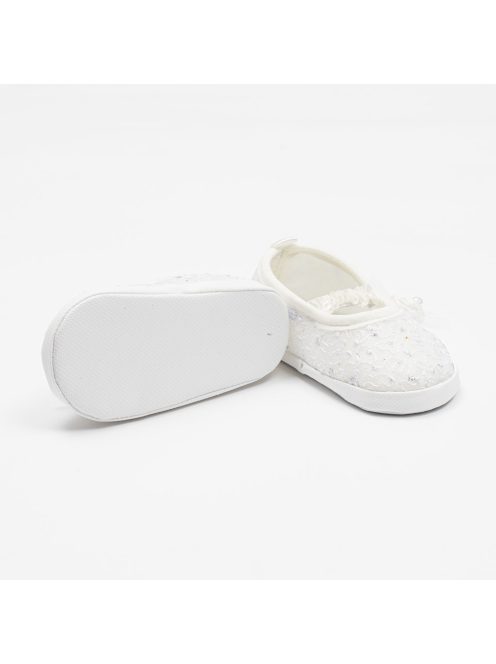 Baba csipke balettcipők New Baby bézs 12-18 h