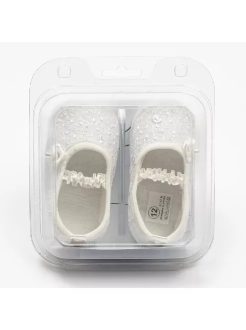 Baba csipke balettcipők New Baby bézs 12-18 h