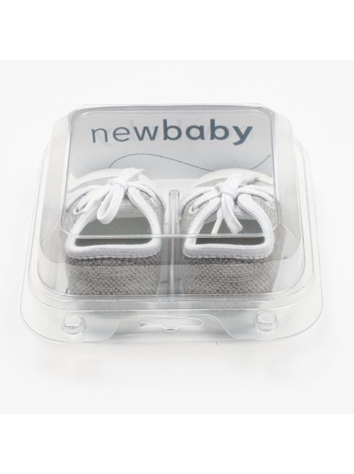 Baba tornacipő New Baby jeans szürke 0-3 h