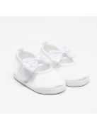 Baba szatén balettcipők New Baby fehér 0-3 h