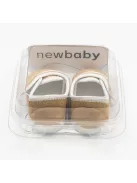 Baba velúr cipők New Baby barna 0-3 h