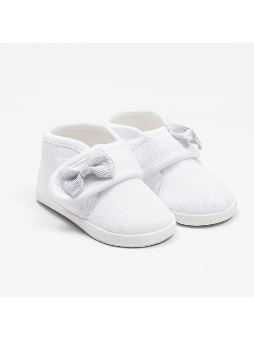 Baba cipők masnival New Baby fehér 0-3 h