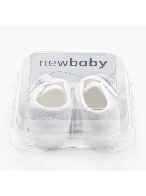 Baba cipők masnival New Baby fehér 0-3 h