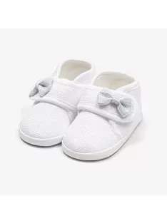 Baba cipők masnival New Baby fehér 12-18 h